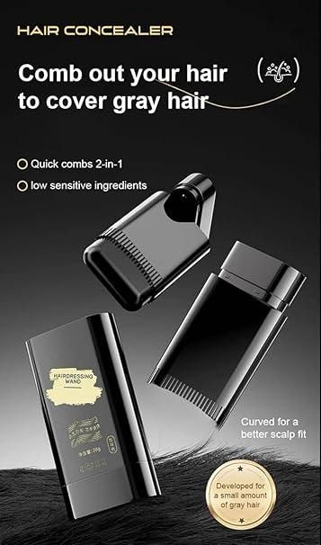 Hair concealer fiber stick comb