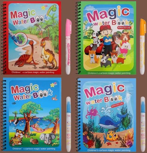 ✨Magical Water Painting Book📚(Pack of 4)