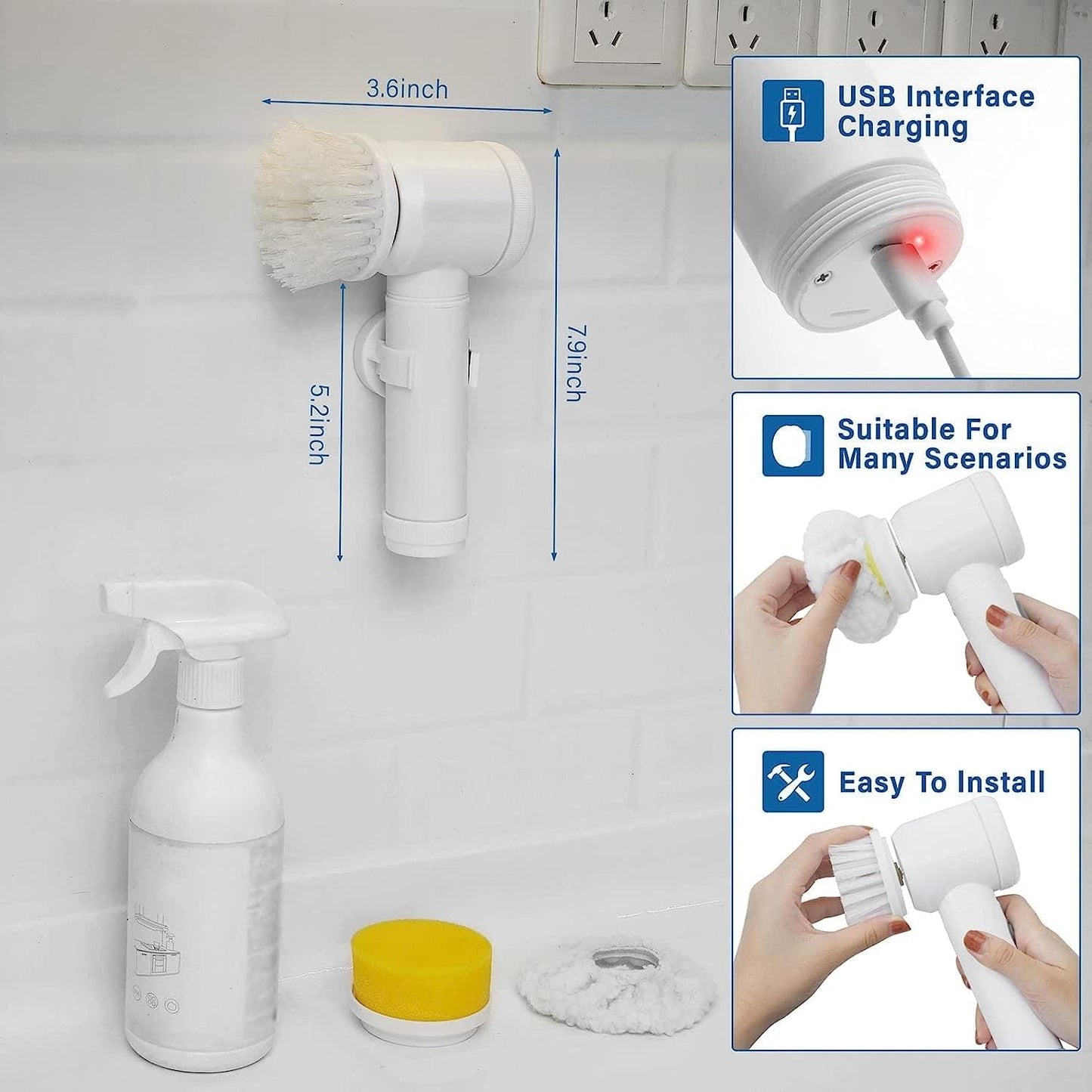 5 in 1 Magic Cleaning Brush for home & kitchen™ (NEW LAUNCH)