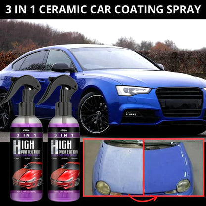 3 in 1 High Protection Car Ceramic Coating Spray (Pack of 2)