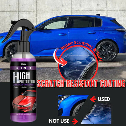 3 in 1 High Protection Car Ceramic Coating Spray (Pack of 2)